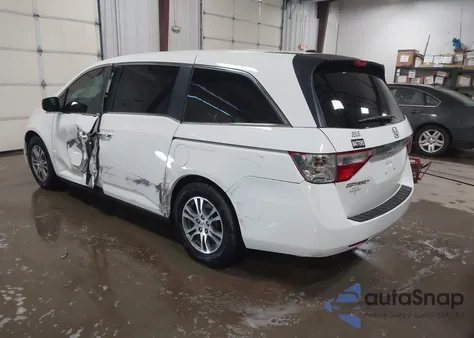 2013 Honda Odyssey Ex-L z USA, uszkodzony, nr VIN 5FNRL5H67DB078089